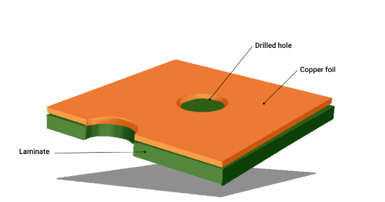 Drilled hole